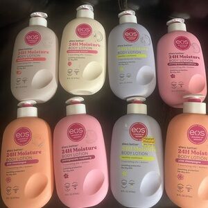 eos Shea Better Body Lotion Collection - Pink, Cream, Purple